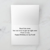 "TWEE KLEINE VARKENS" ZEGGEN ** GELUKKIGE VERJAARD KAART (Binnen)