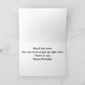 "TWEE KLEINE VARKENS" ZEGGEN ** GELUKKIGE VERJAARD KAART (Binnen)