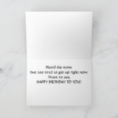 "TWEE KLEINE VARKENS" ZEGGEN ** GELUKKIGE VERJAARD KAART (Binnen)