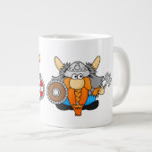 Twee kleine Vikings Grote Koffiekop (Voorkant rechts)