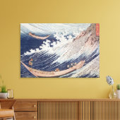 Twee kleine Vissen boten op het Zee Canvas Afdruk (Insitu (Woonkamer))