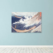 Twee kleine Vissen boten op het Zee Canvas Afdruk (Insitu (Houten vloer))