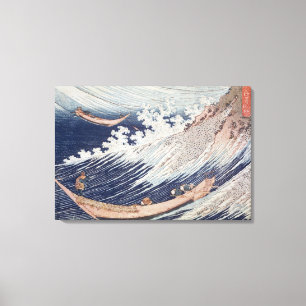 Twee kleine Vissen boten op het Zee Canvas Afdruk