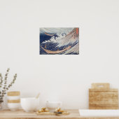 Twee kleine Vissen boten op het Zee Poster (Keuken)