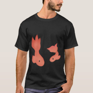 Twee kleine vissen t-shirt