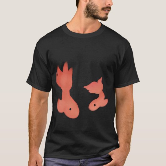 Twee kleine vissen t-shirt (Voorkant)