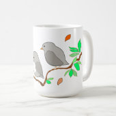Twee kleine vogels koffiemok (Voorkant rechts)