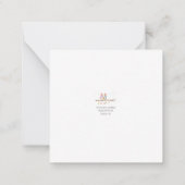 Twee kleine vogels  notitiekaartje (Achterkant)