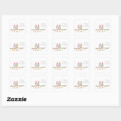 Twee Kleine Vogels Vierkante Sticker (Vel)