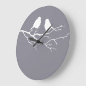 Twee kleine vogeltjes Oxford Grey Sparrows, Natuur Grote Klok (Hoek)