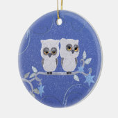 Twee kleine witte ornamenten (Links)