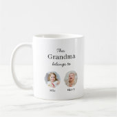 Twee kleinkinderen gepersonaliseerd  koffiemok (Links)