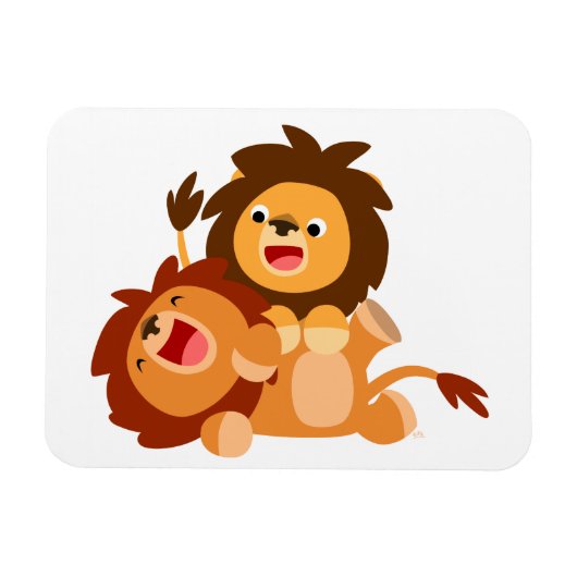 Twee kletspraatjes voor afspeelbare Cartoon Flexib Magneet (Horizontaal)