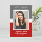 TWEE KLEUREN AANkondiging Afstuderen DOUANE FOTO (Staand voorkant)