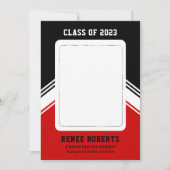 TWEE KLEUREN AANkondiging Afstuderen DOUANE FOTO (Voorkant)