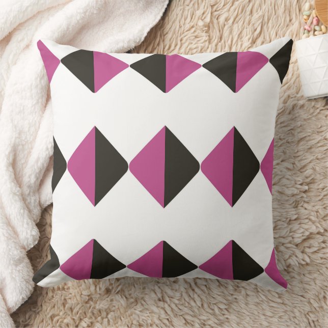 Twee kleuren geometrisch kussen (Deken)