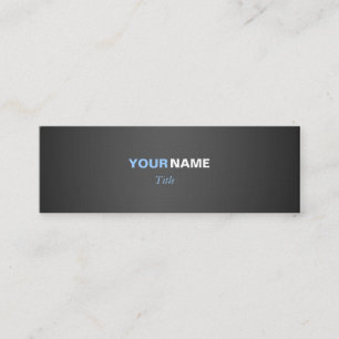 Twee kleuren mini visitekaartje