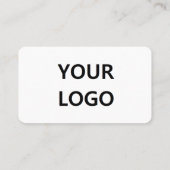 Twee kleuren Visitekaartjes met Logo Gepersonalise (Achterkant)