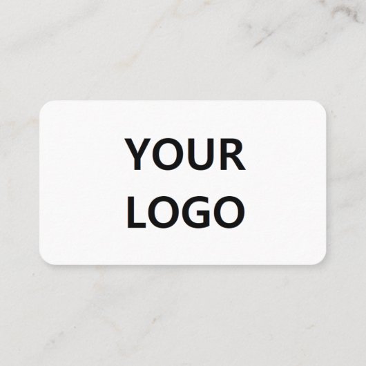 Twee kleuren Visitekaartjes met Logo Gepersonalise (Achterkant)