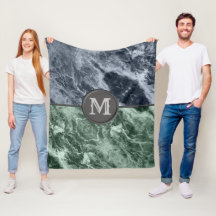 Twee kleurenmarmer-monogram - Kies uw kleuren