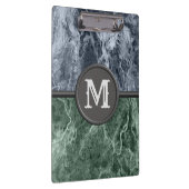 Twee kleurenmarmer-monogram - Kies uw kleuren Klembord (Rechts)