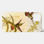 Twee kleurige Hummingvogels die op dezelfde bloem  Case-Mate iPhone Case (Achterkant (horizontaal))