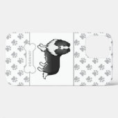 Twee-kleurige Sheltie Met Pooten, Hondenbot En Naa Case-Mate iPhone Case (Achterkant (horizontaal))