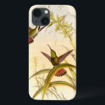 Twee kleurrijke dieren die op dezelfde vlucht staa Case-Mate iPhone case<br><div class="desc">Kunstenaar John Gould was gepassioneerd over vogels. In deze gekleurde tekening zijn de twee kolibries en de bloem mooi weergegeven. De details in deze kleurrijke kunst zullen elke kunstminnaar verheugen.</div>