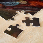 Twee kleurrijke handdoeken legpuzzel (Zijkant)