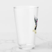 Twee kleurrijke Hummingbird Friends Cartoon Glas (Rechts)