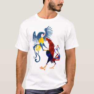 Twee kleurrijke Shirten voor strijkstokken T-shirt