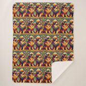 Twee kleurrijke TM's deken (Voorkant)