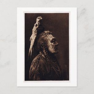 Twee Klokjes, een Crow Medicine Man. Briefkaart