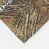 Twee knuppels en knuppels fleece deken (Hoek)