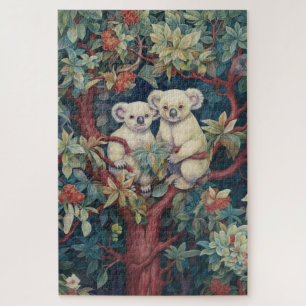 Twee Koala's Zittend in een Gum Tree Legpuzzel