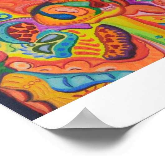 Twee Koeien Poster (Hoek)