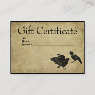 Twee koeien - Prim Cards van het Cadeaucertificaat Kortingskaartje