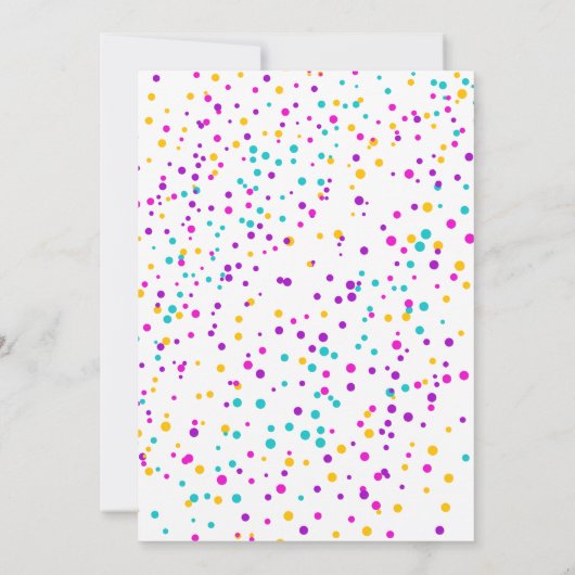 Twee koele neon zomer popsicle Verjaardag uitnodig Kaart (Achterkant)