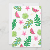 Twee koele tropische zwembad zomer 2e verjaardag kaart (Achterkant)