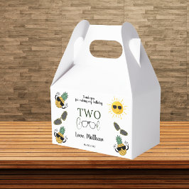 Twee Koele Zonnebril Fruitig 2e Verjaardag Bedankdoosjes