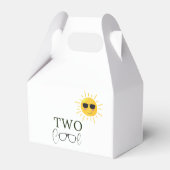 Twee Koele Zonnebril Fruitig 2e Verjaardag Bedankdoosjes (Achterkant)