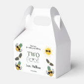 Twee Koele Zonnebril Fruitig 2e Verjaardag Bedankdoosjes (Voorkant Zijde)