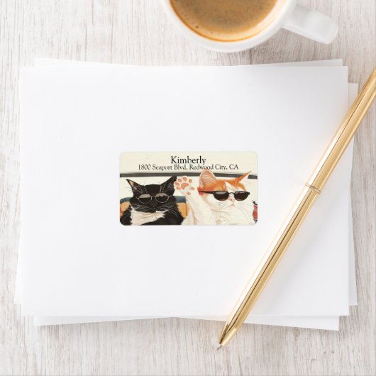 Twee koffertjes etiket (Insitu)