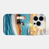 Twee koffertjes iPhone hoesje (Achterkant horizontaal)