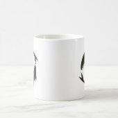 Twee Koi – Inktborstel op vis Koffiemok (Center)