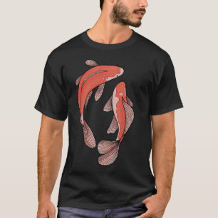 Twee koi vissen t-shirt