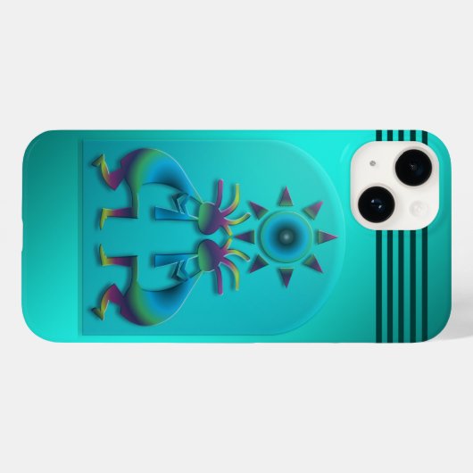 Twee Kokopelli #41 Case-Mate iPhone Case (Achterkant (horizontaal))