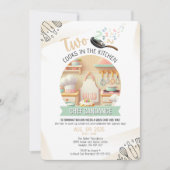 Twee Koks in de Keuken 2e Verjaardag Uitnodiging (Voorkant)