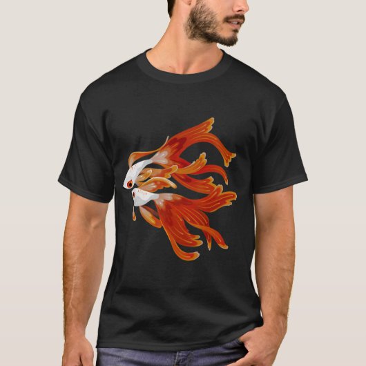 Twee kometen t-shirt (Voorkant)