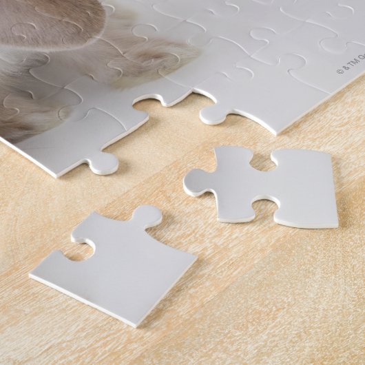 Twee konijnen. Nederland Dwarf en Holland Lop. Legpuzzel (Zijkant)